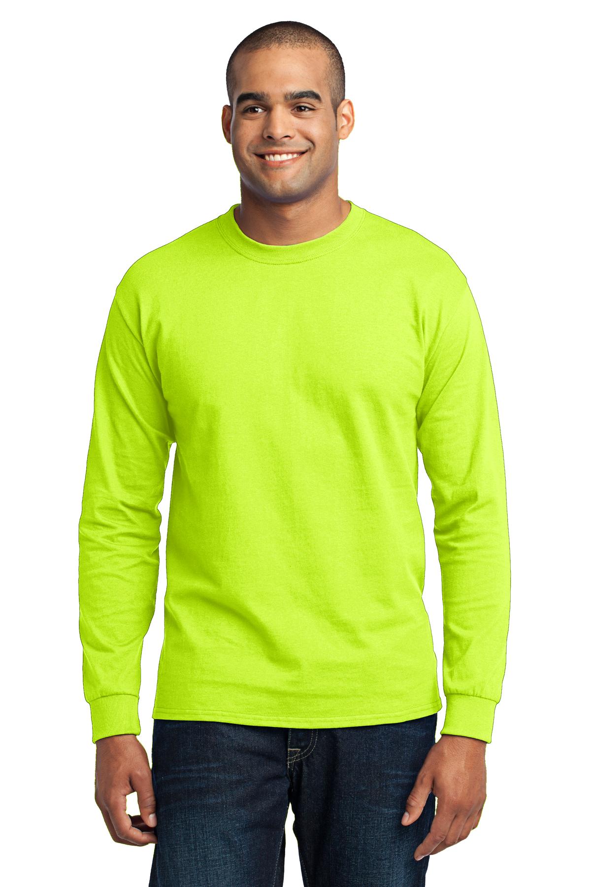 Port & Company   - Long Sleeve Core Blend Tee. PC55LS