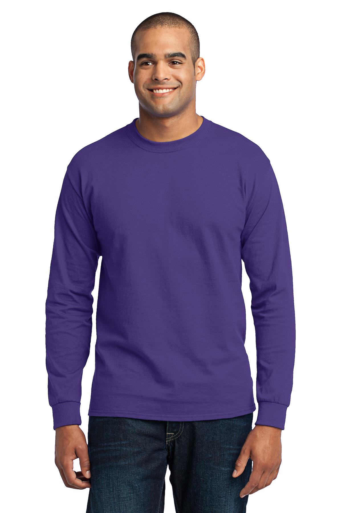 Port & Company   - Long Sleeve Core Blend Tee. PC55LS