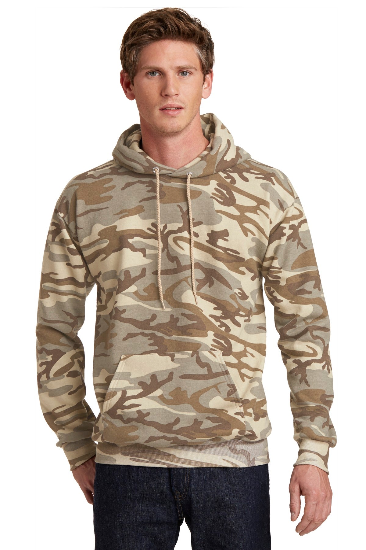 Port & Company   Core Fleece Camo Pullover Hooded Sweatshirt. PC78HC