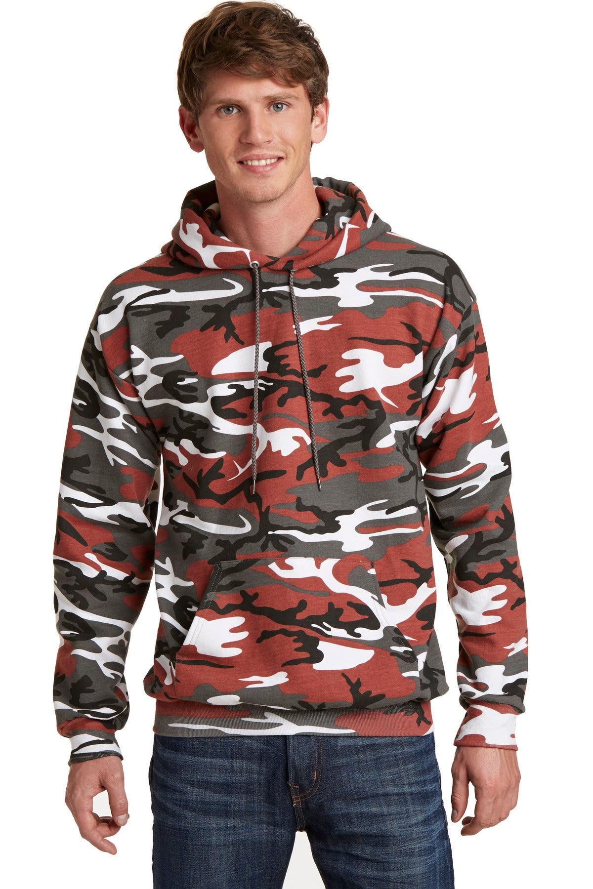 Port & Company   Core Fleece Camo Pullover Hooded Sweatshirt. PC78HC