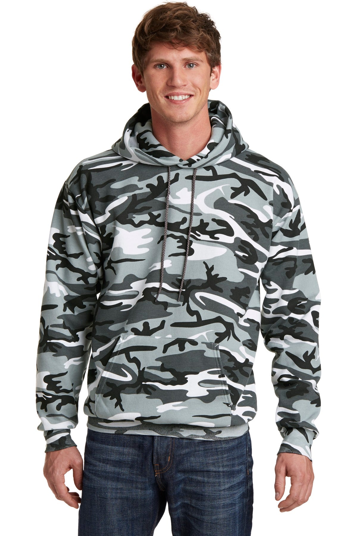 Port & Company   Core Fleece Camo Pullover Hooded Sweatshirt. PC78HC