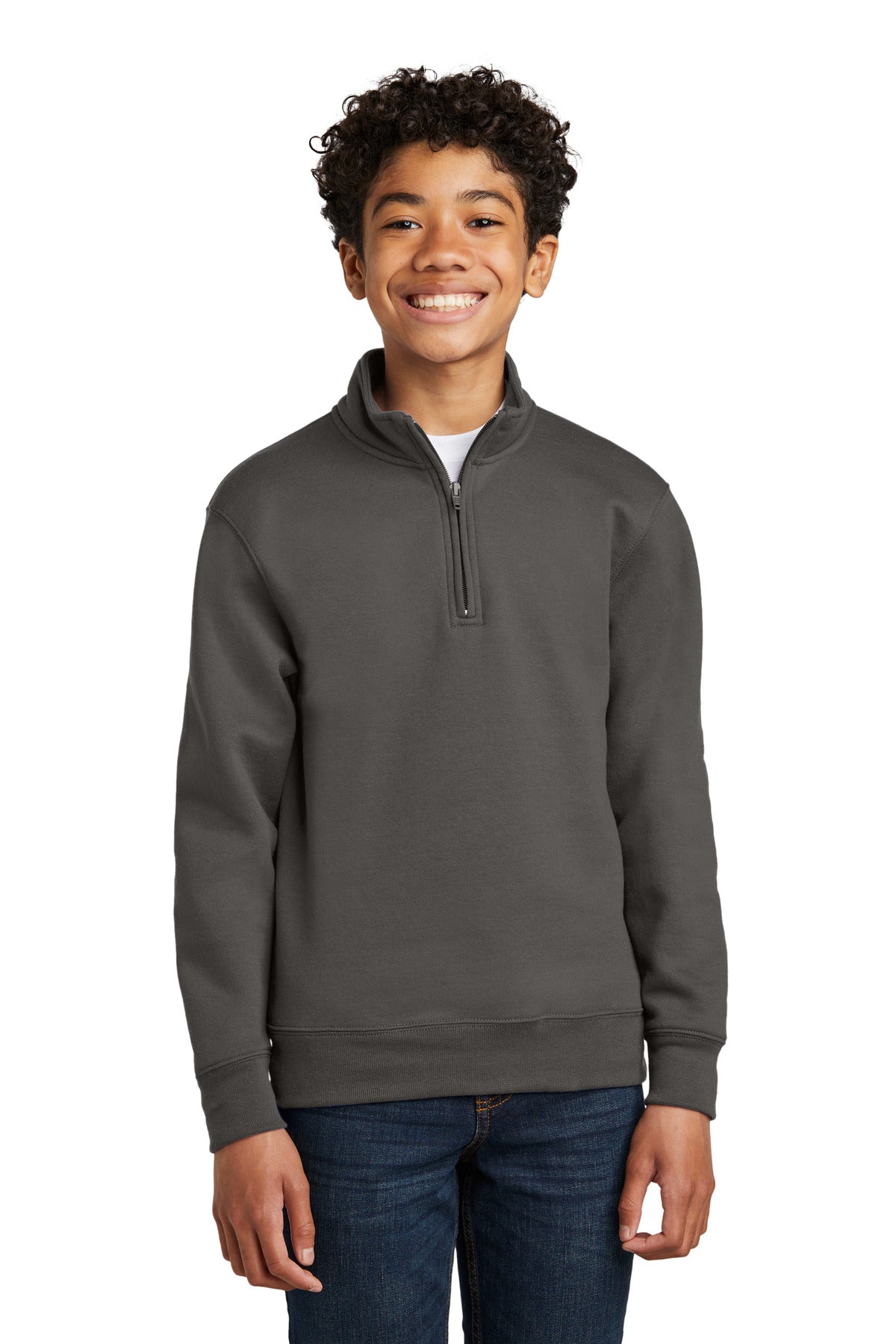 Port & Company   Youth Core Fleece 1/4-Zip Pullover Sweatshirt PC78YQ