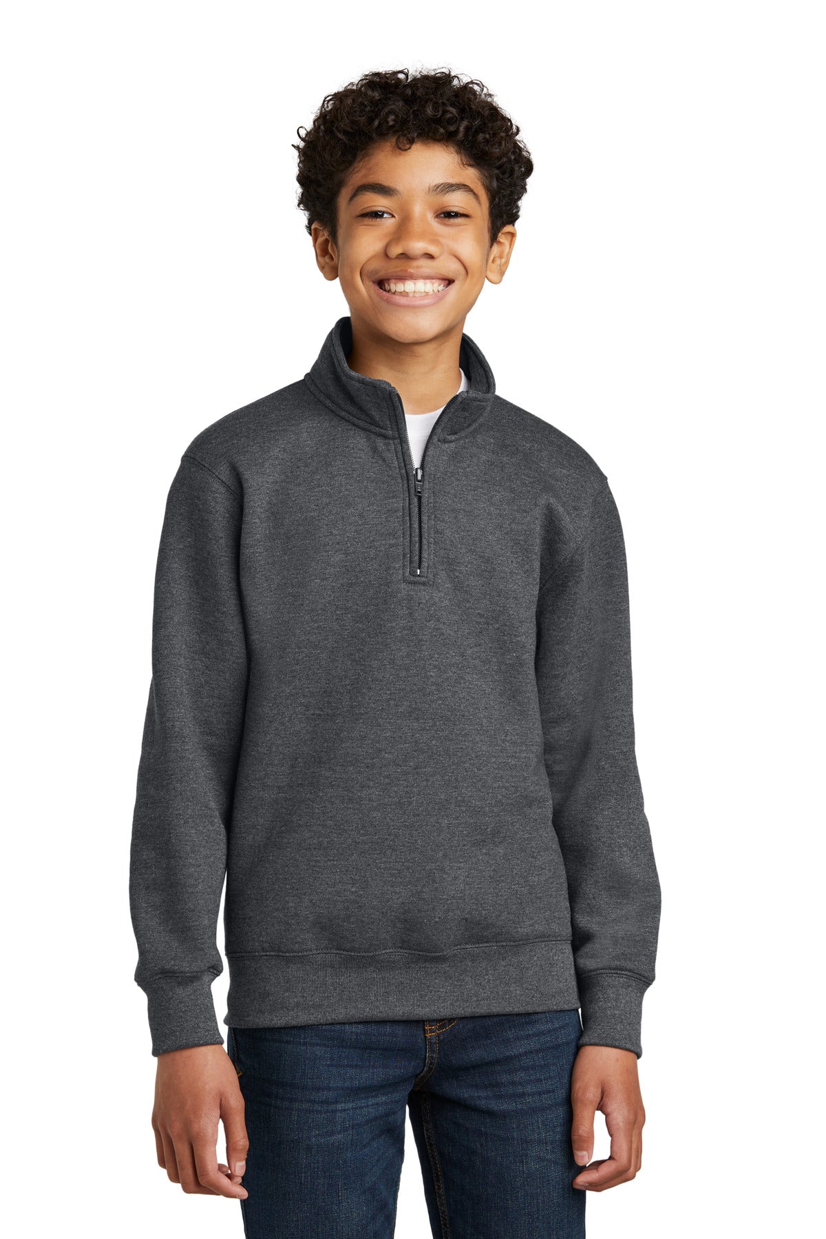 Port & Company   Youth Core Fleece 1/4-Zip Pullover Sweatshirt PC78YQ