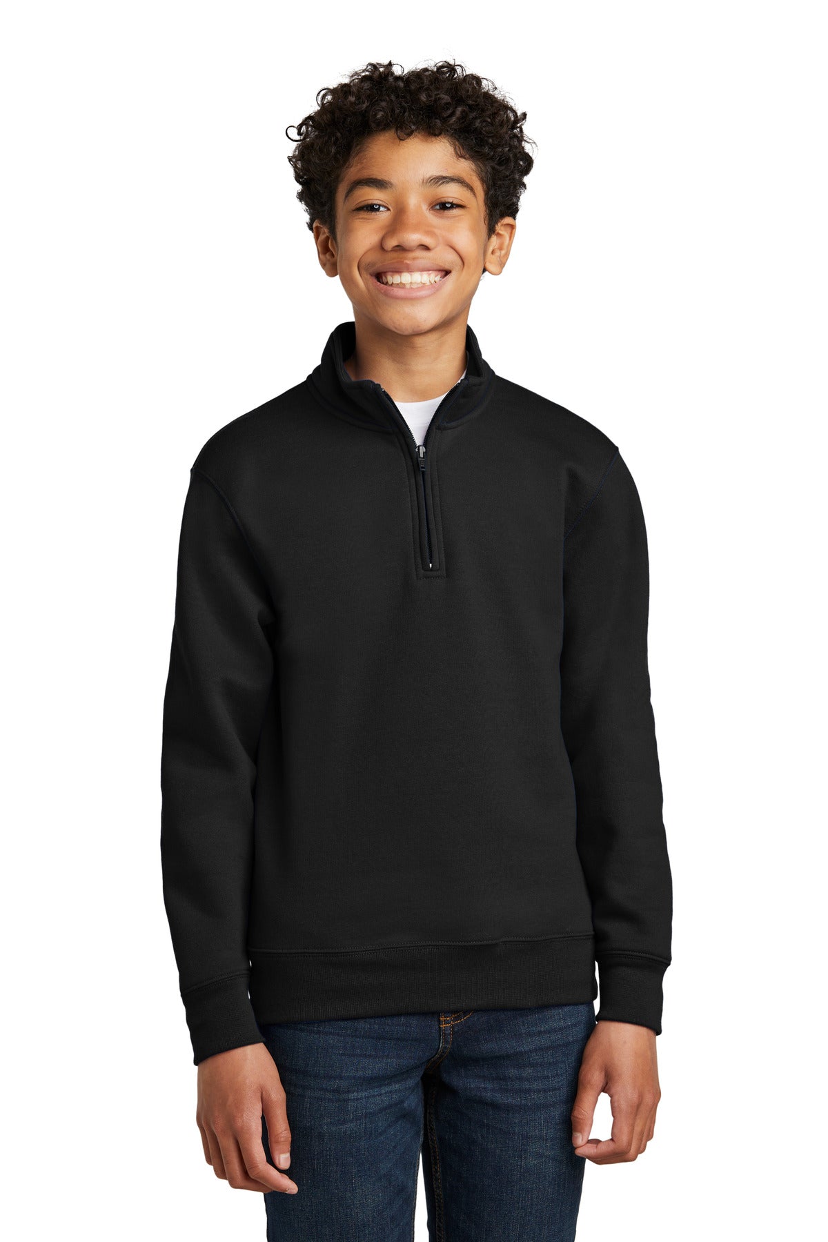 Port & Company   Youth Core Fleece 1/4-Zip Pullover Sweatshirt PC78YQ