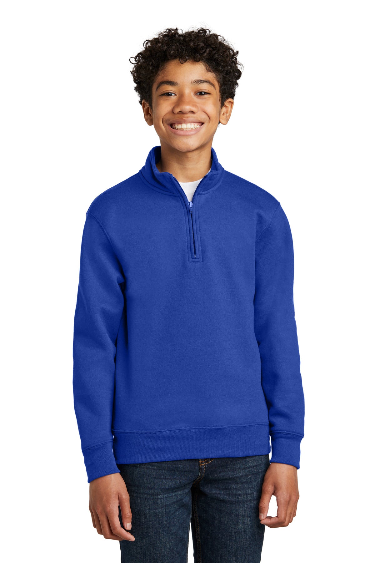 Port & Company   Youth Core Fleece 1/4-Zip Pullover Sweatshirt PC78YQ