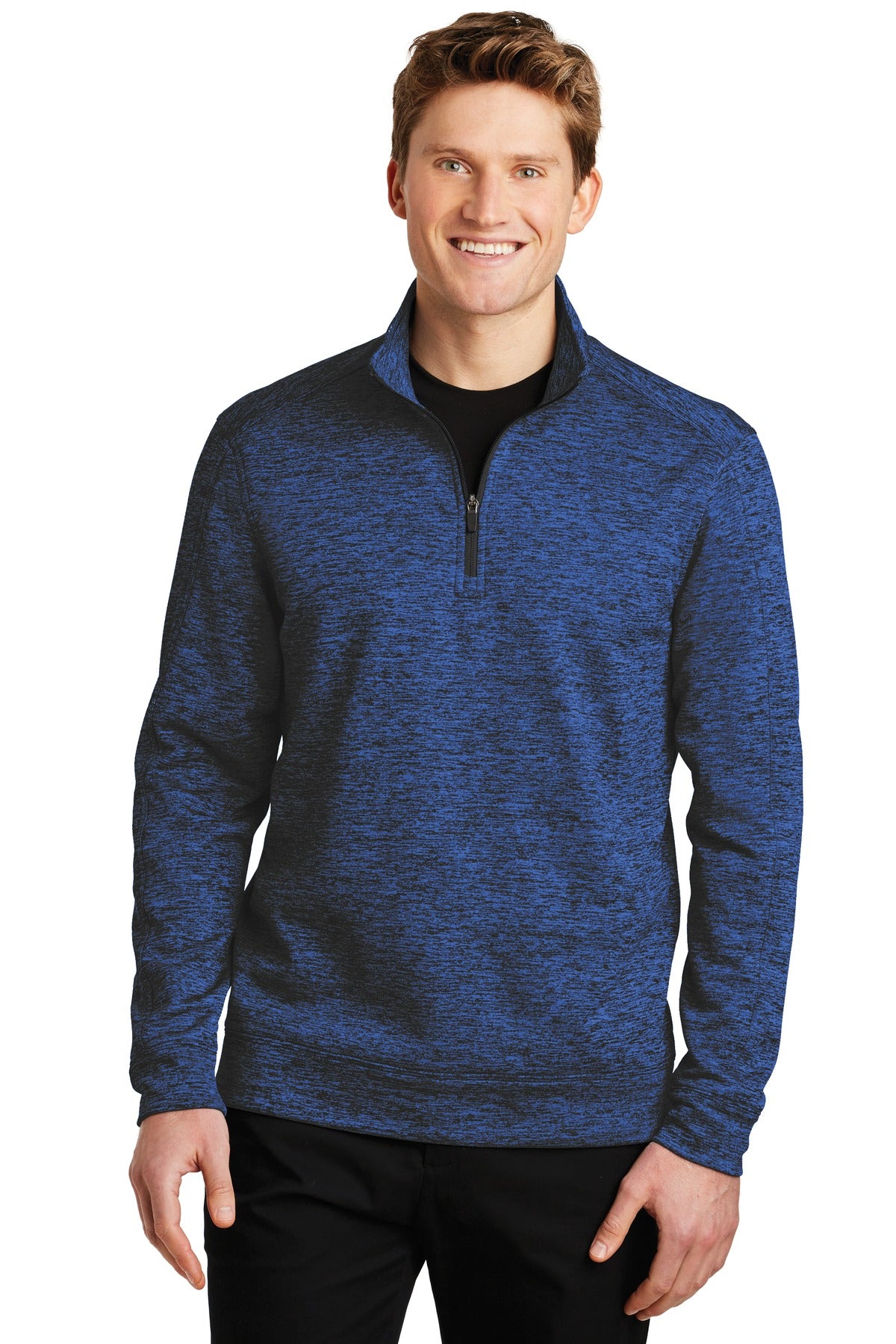 Sport-Tek   PosiCharge   Electric Heather Fleece 1/4-Zip Pullover. ST226