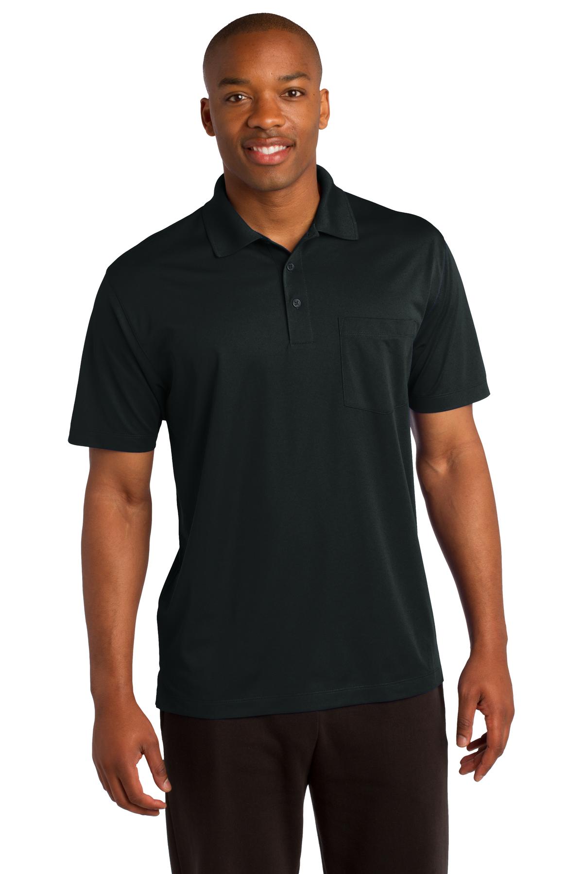 Sport-Tek   Micropique Sport-Wick   Pocket Polo. ST651