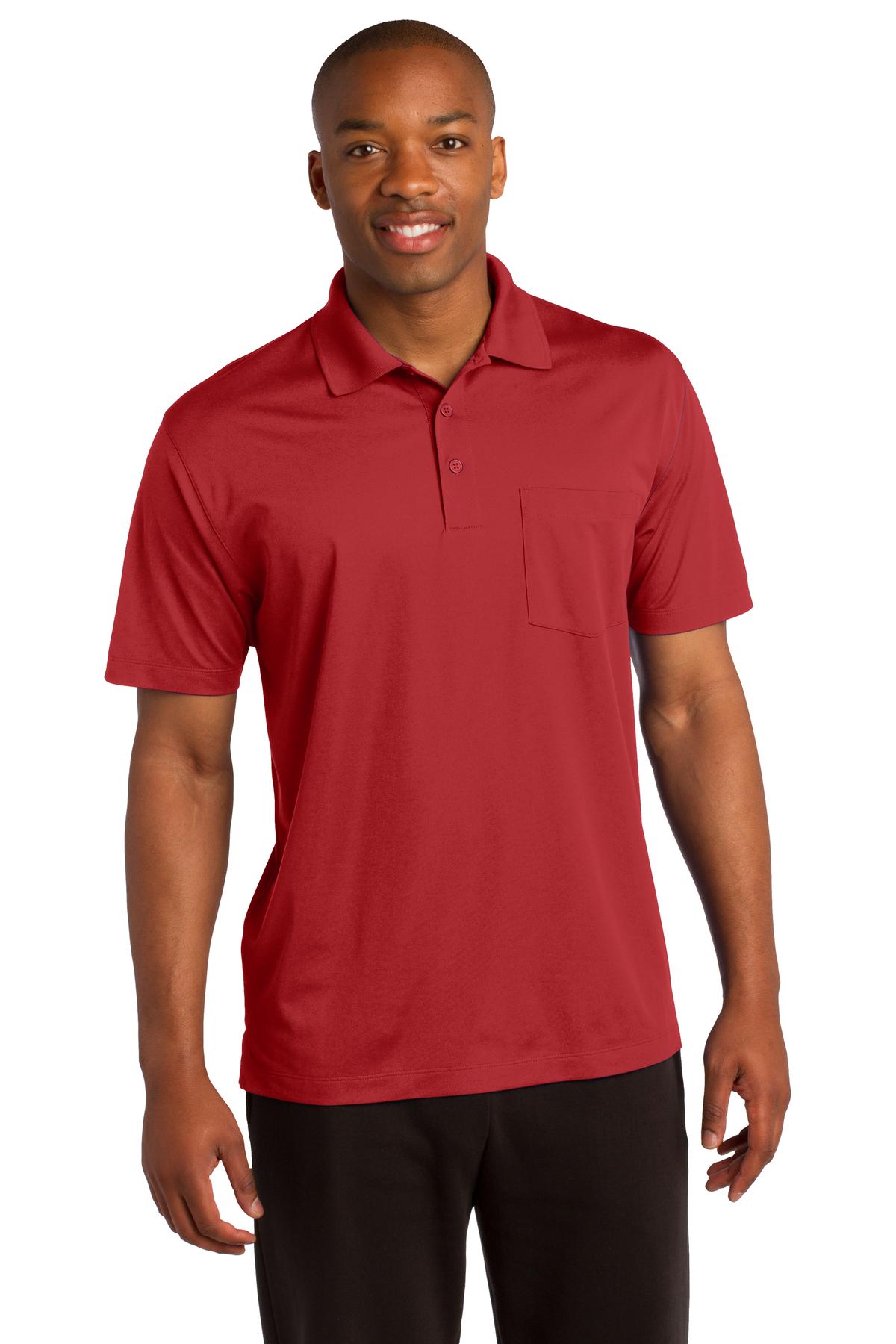 Sport-Tek   Micropique Sport-Wick   Pocket Polo. ST651