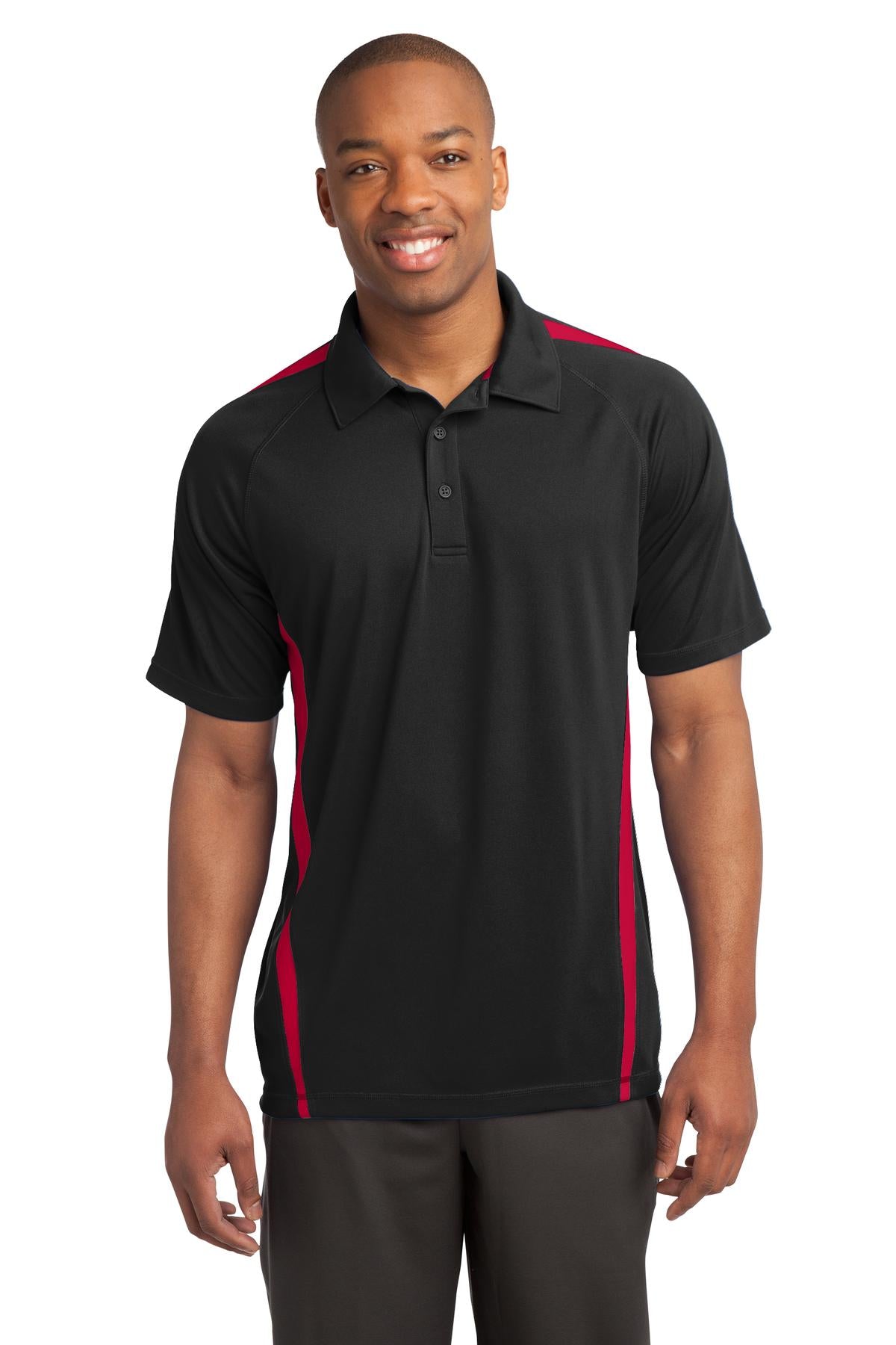 Sport-Tek   PosiCharge   Micro-Mesh Colorblock Polo. ST685