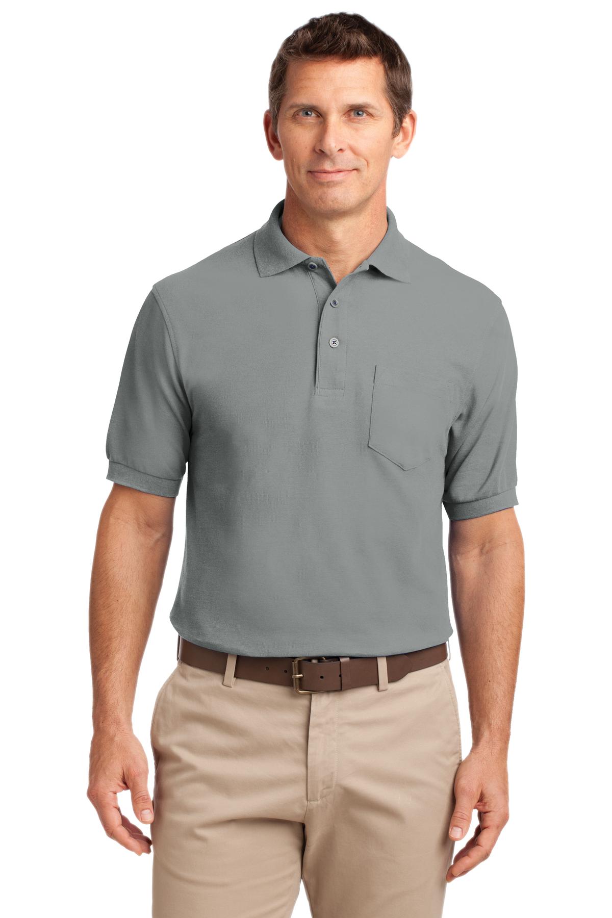 Port Authority   Tall Silk Touch Polo with Pocket. TLK500P