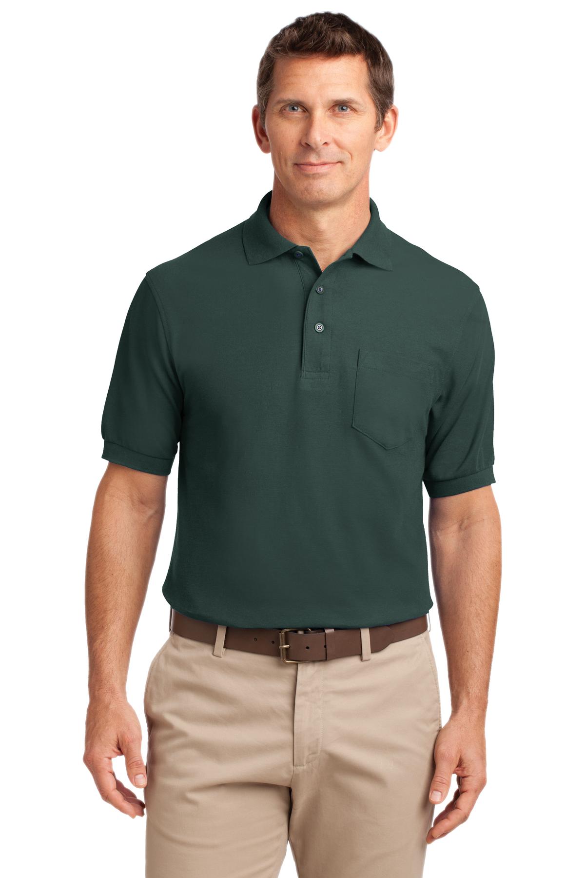 Port Authority   Tall Silk Touch Polo with Pocket. TLK500P