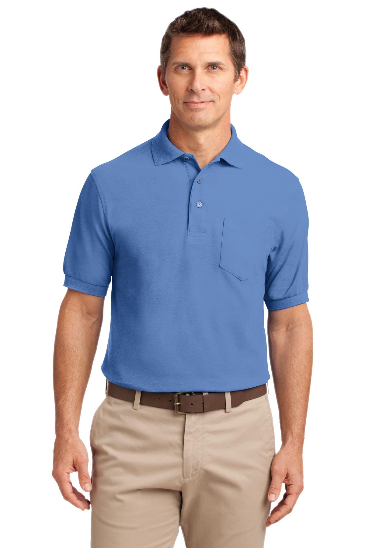 Port Authority   Tall Silk Touch Polo with Pocket. TLK500P