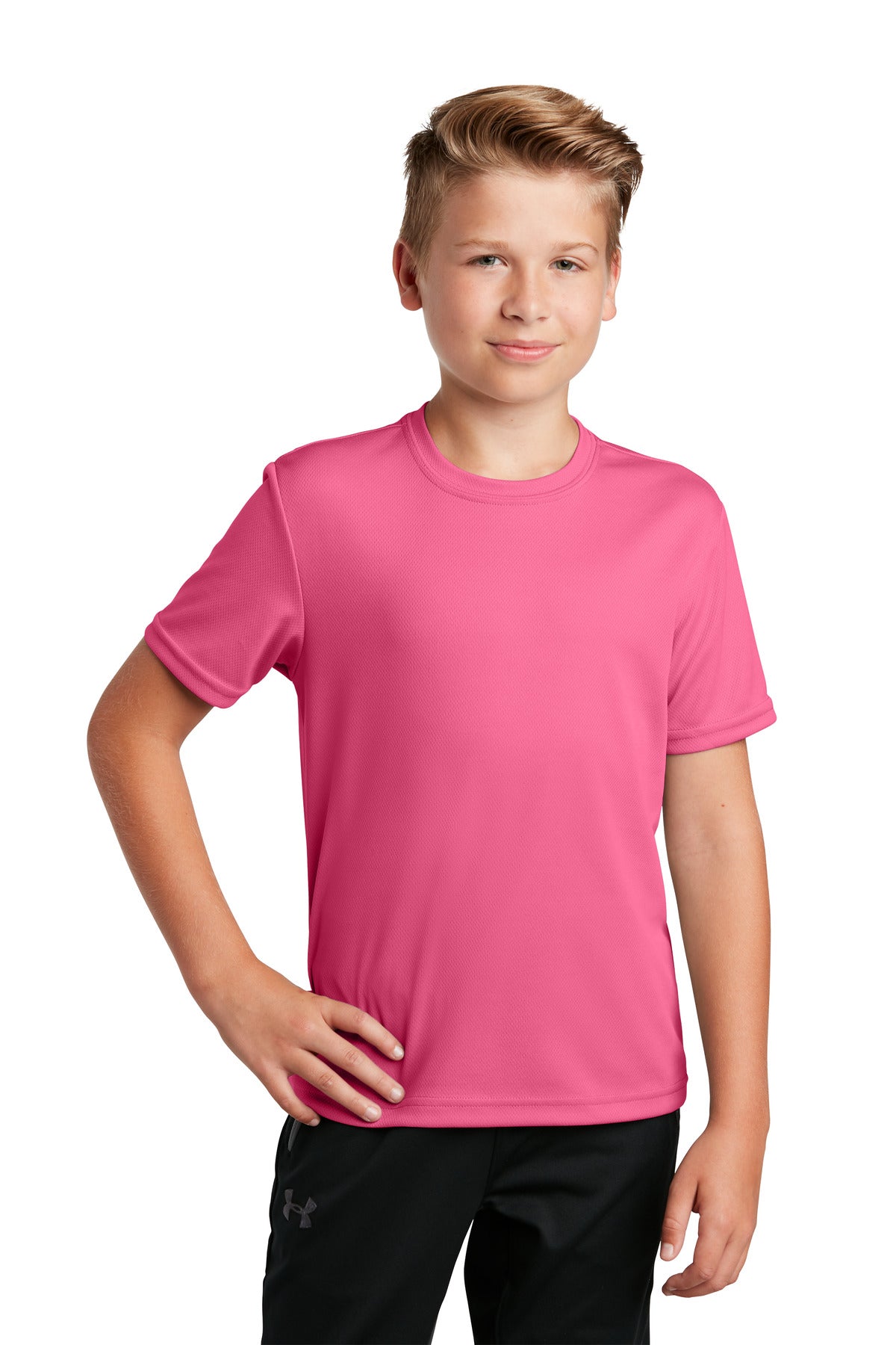 Sport-Tek   Youth PosiCharge   RacerMesh Tee. YST340