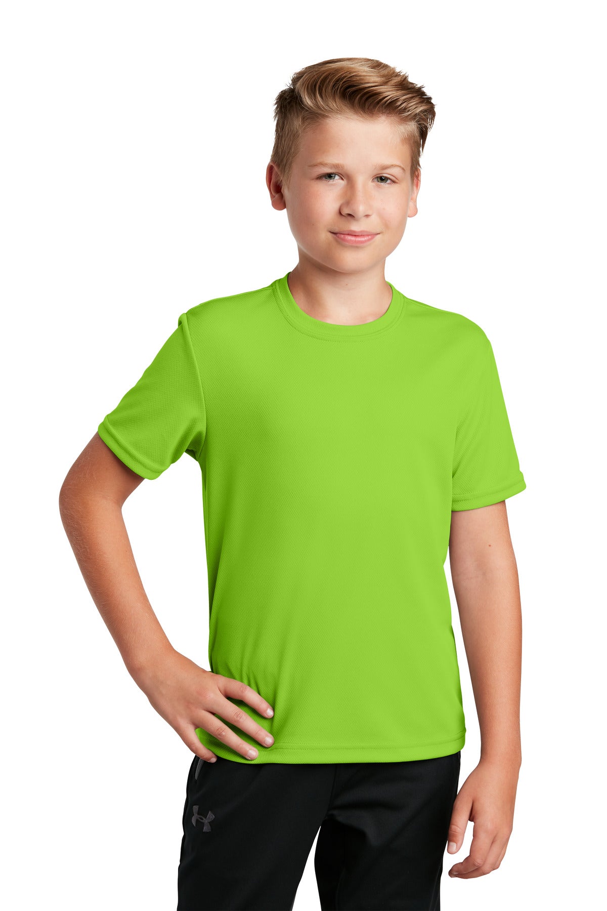 Sport-Tek   Youth PosiCharge   RacerMesh Tee. YST340