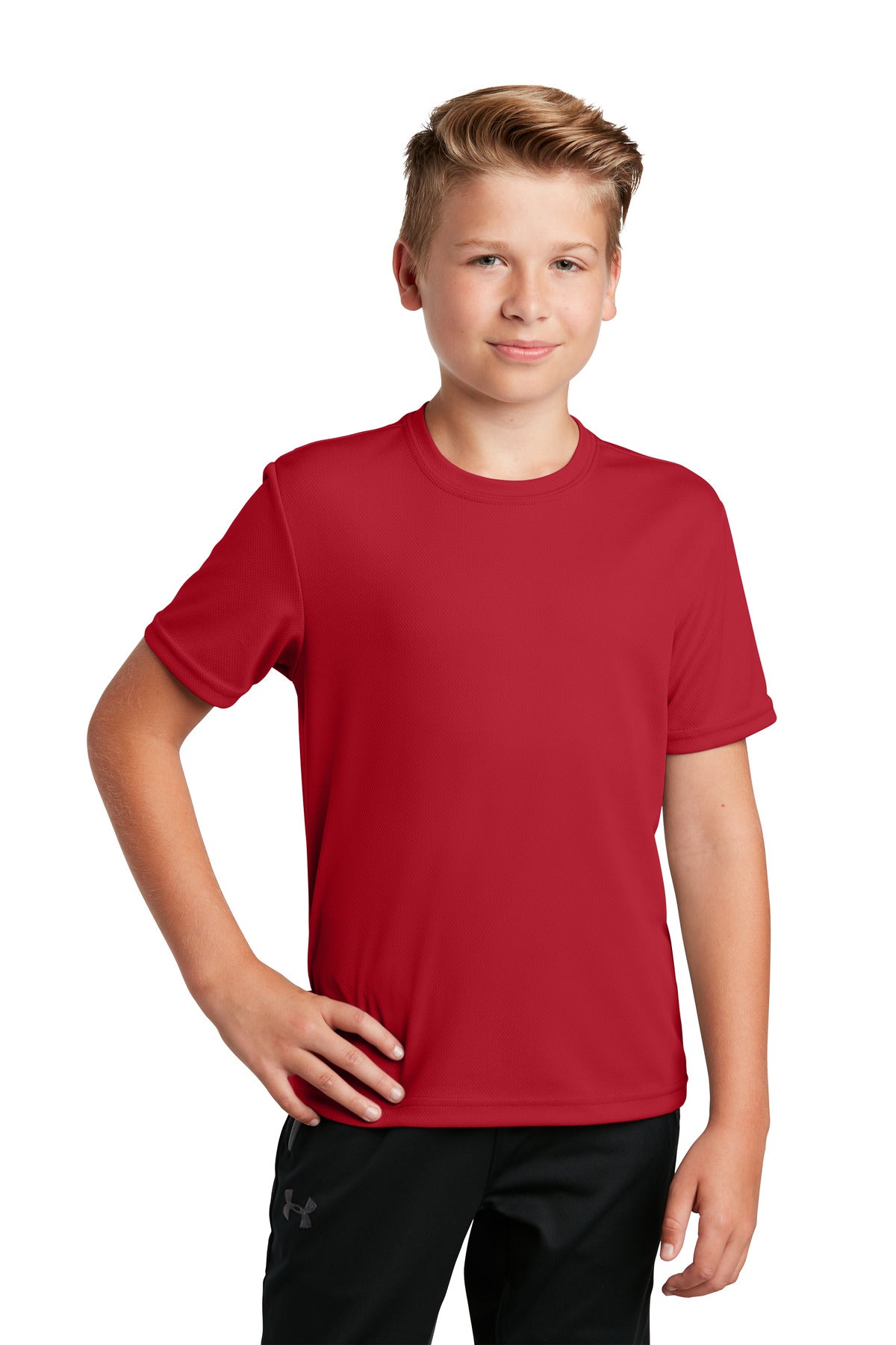 Sport-Tek   Youth PosiCharge   RacerMesh Tee. YST340